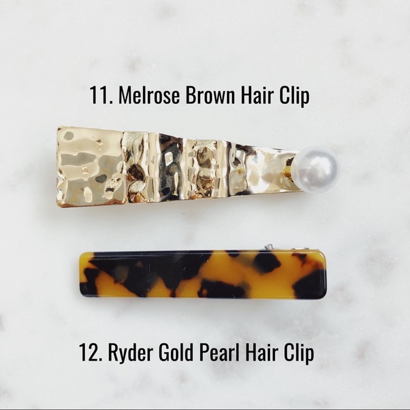 🆕Embellished Rhinestone Pearl Hair Clips - Picture 7 of 7